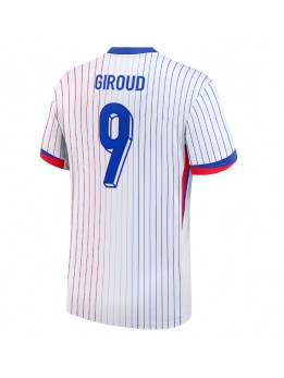 Frankrike Olivier Giroud #9 Replika Borta Kläder EM 2024 Kortärmad